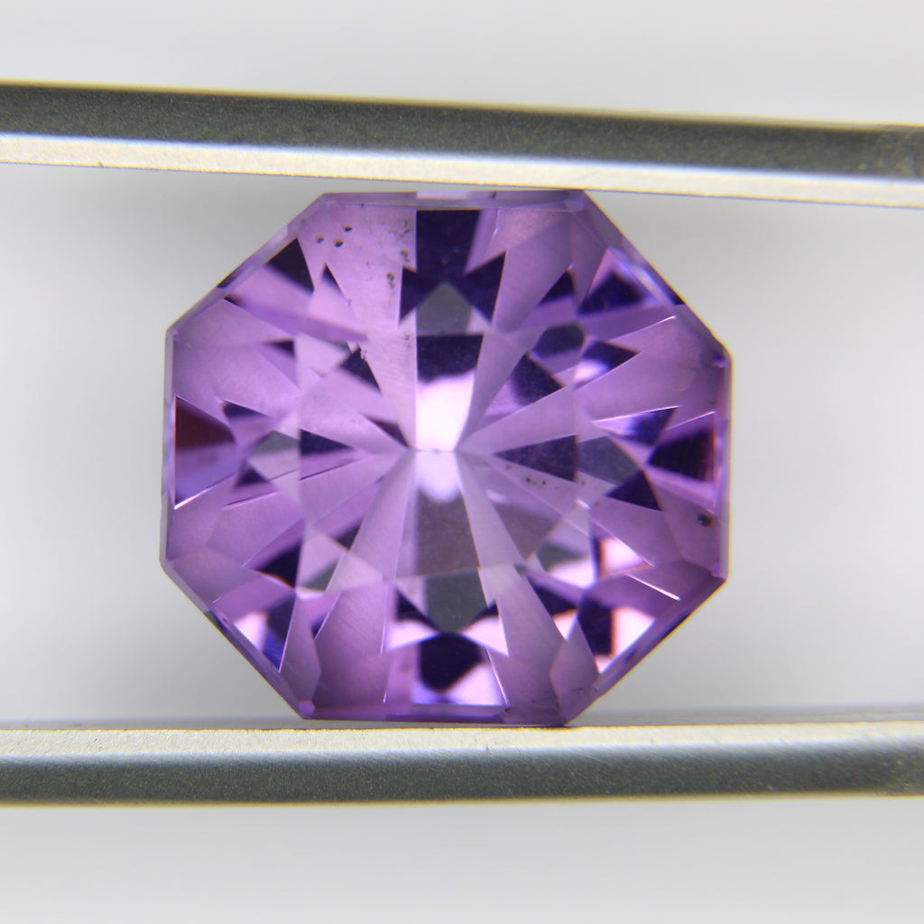 8.94ct faceted Amethyst gemstone - alternate view 2