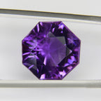 9.37ct faceted Amethyst gemstone - alternate view 3