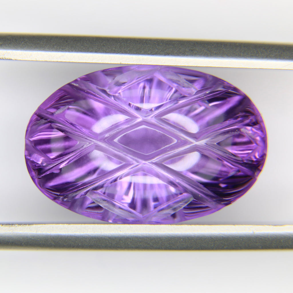 9.38ct faceted Amethyst gemstone - alternate view 2