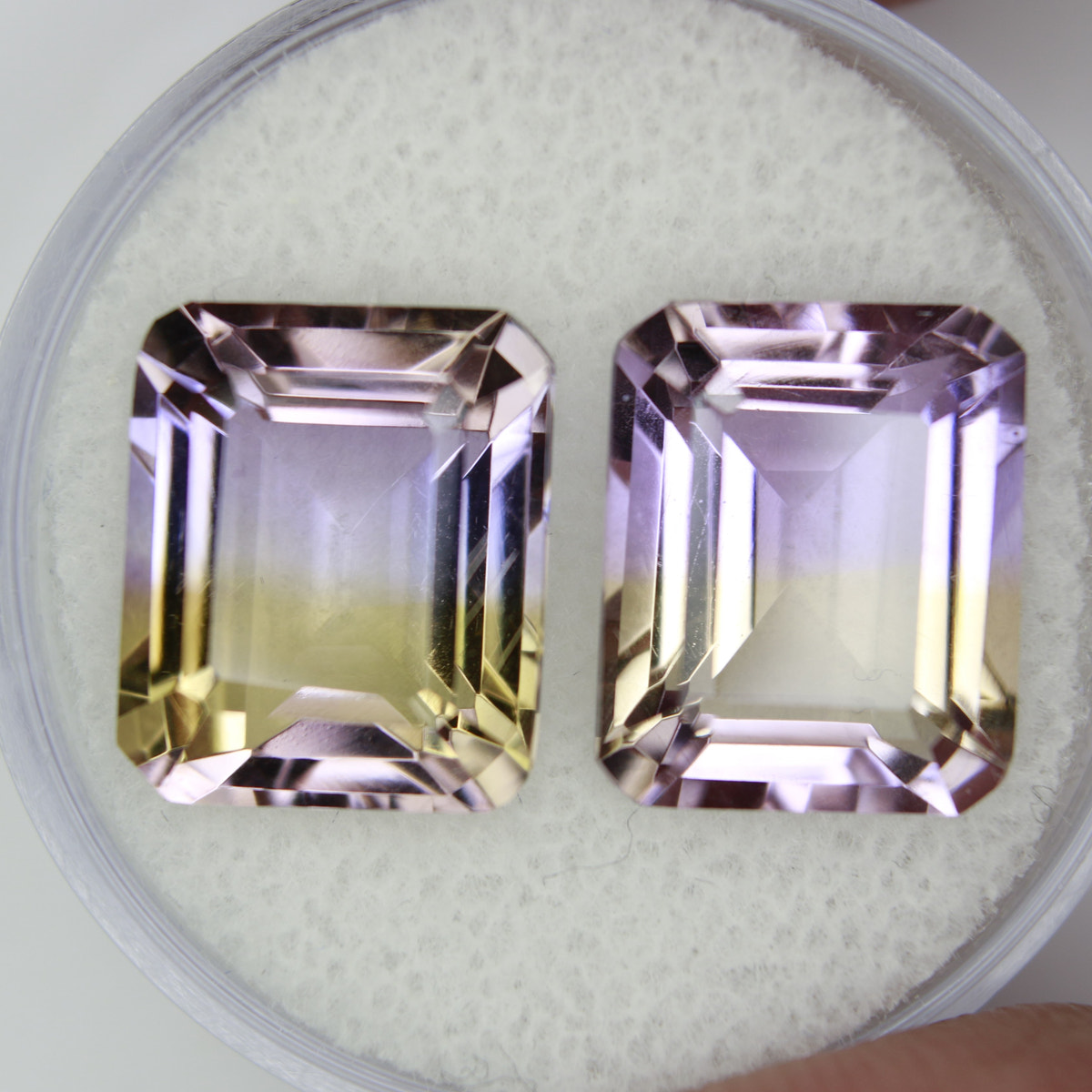 11.86ct faceted Ametrine gemstone - alternate view 2