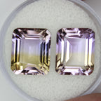 11.86ct faceted Ametrine gemstone - alternate view 2