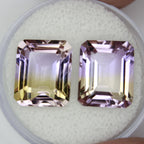 11.86ct faceted Ametrine gemstone - alternate view 3