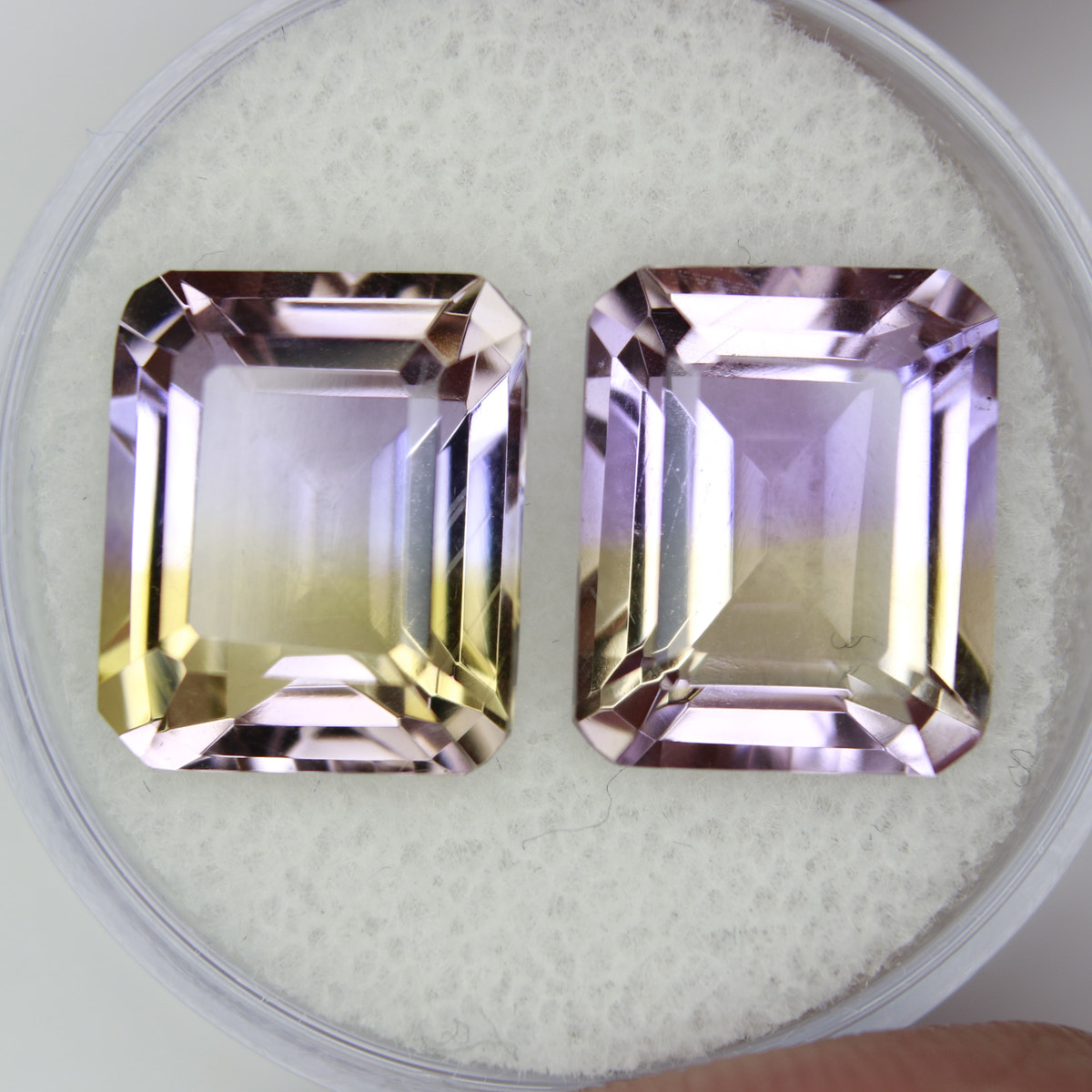11.86ct faceted Ametrine gemstone