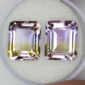 11.86ct faceted Ametrine gemstone