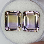 11.9ct faceted Ametrine gemstone - alternate view 2
