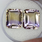 11.9ct faceted Ametrine gemstone - alternate view 3