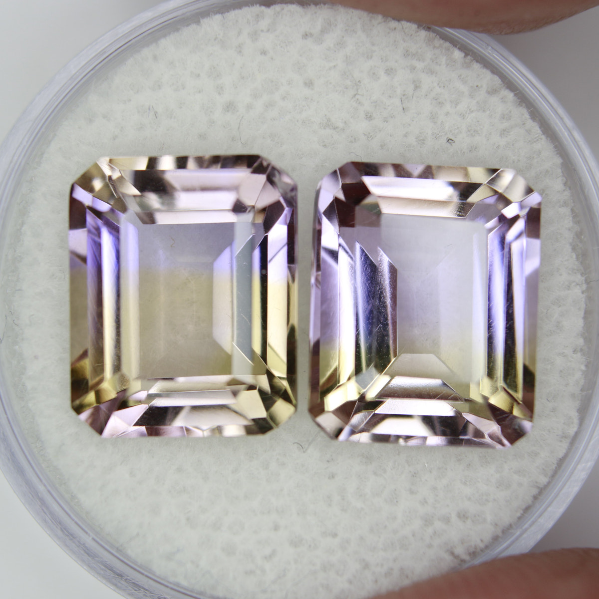 12.13ct faceted Ametrine gemstone - alternate view 2