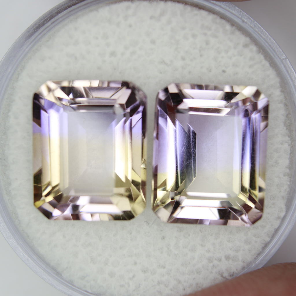 12.13ct faceted Ametrine gemstone - alternate view 3
