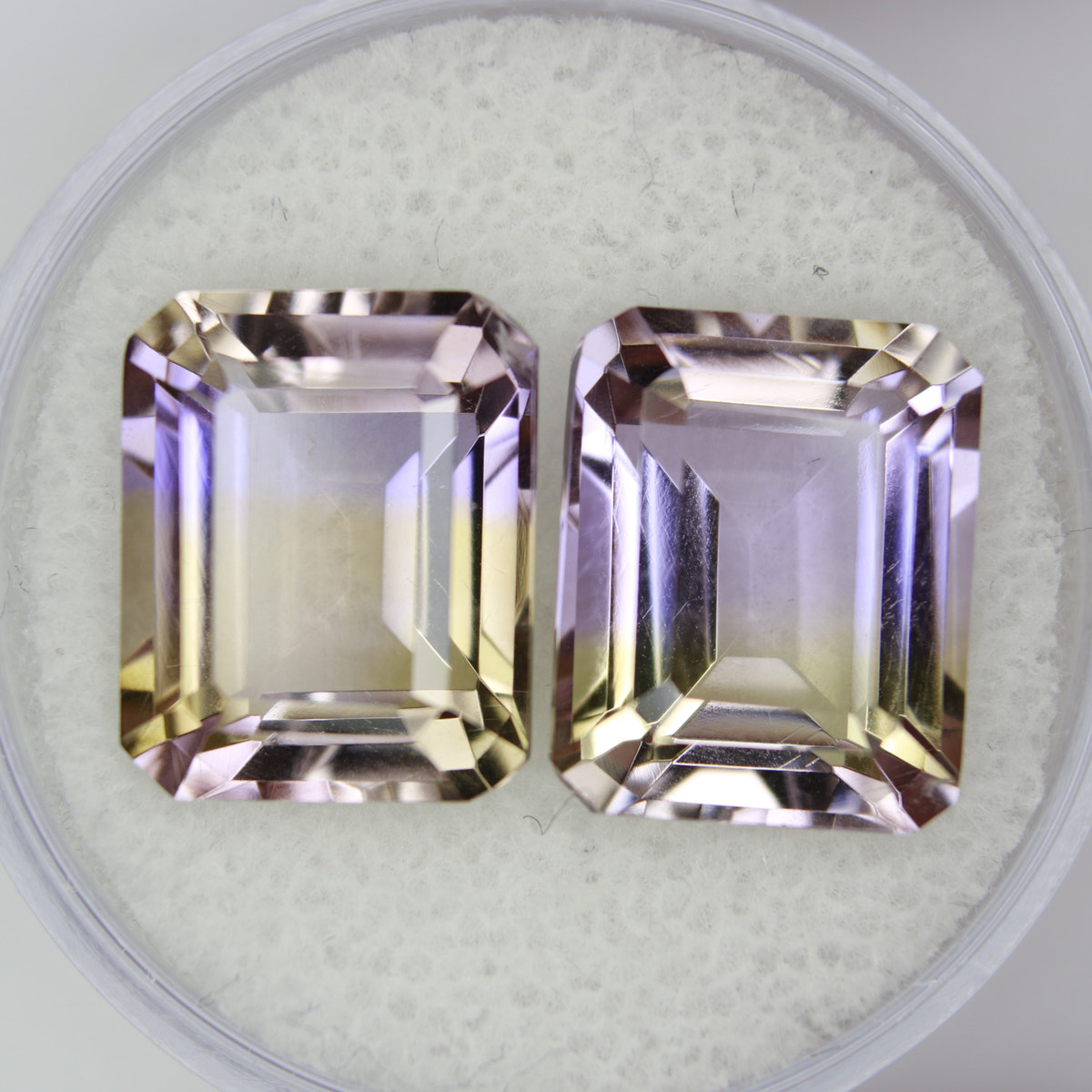 12.13ct faceted Ametrine gemstone