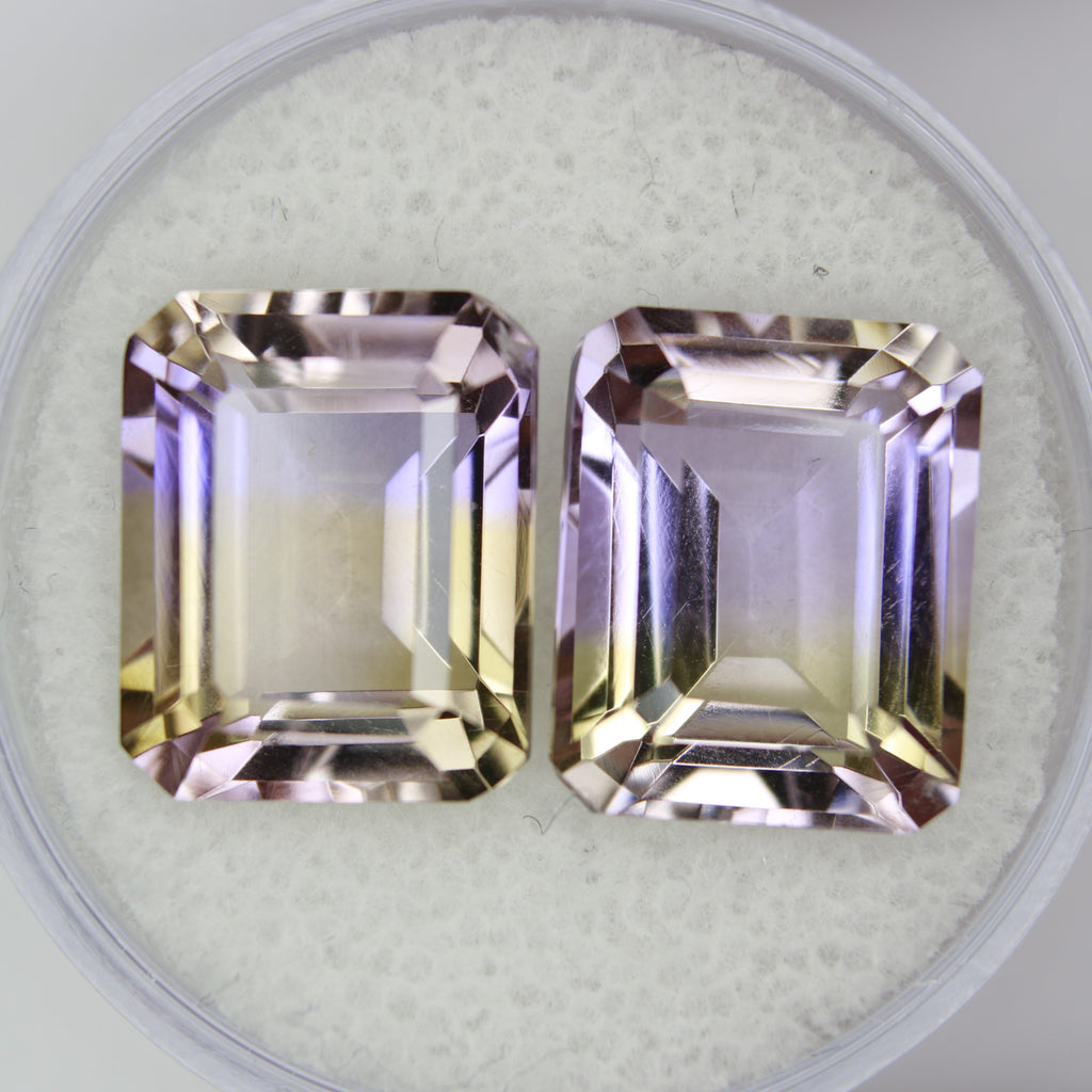 12.13ct faceted Ametrine gemstone