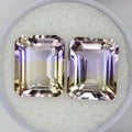 12.13ct faceted Ametrine gemstone