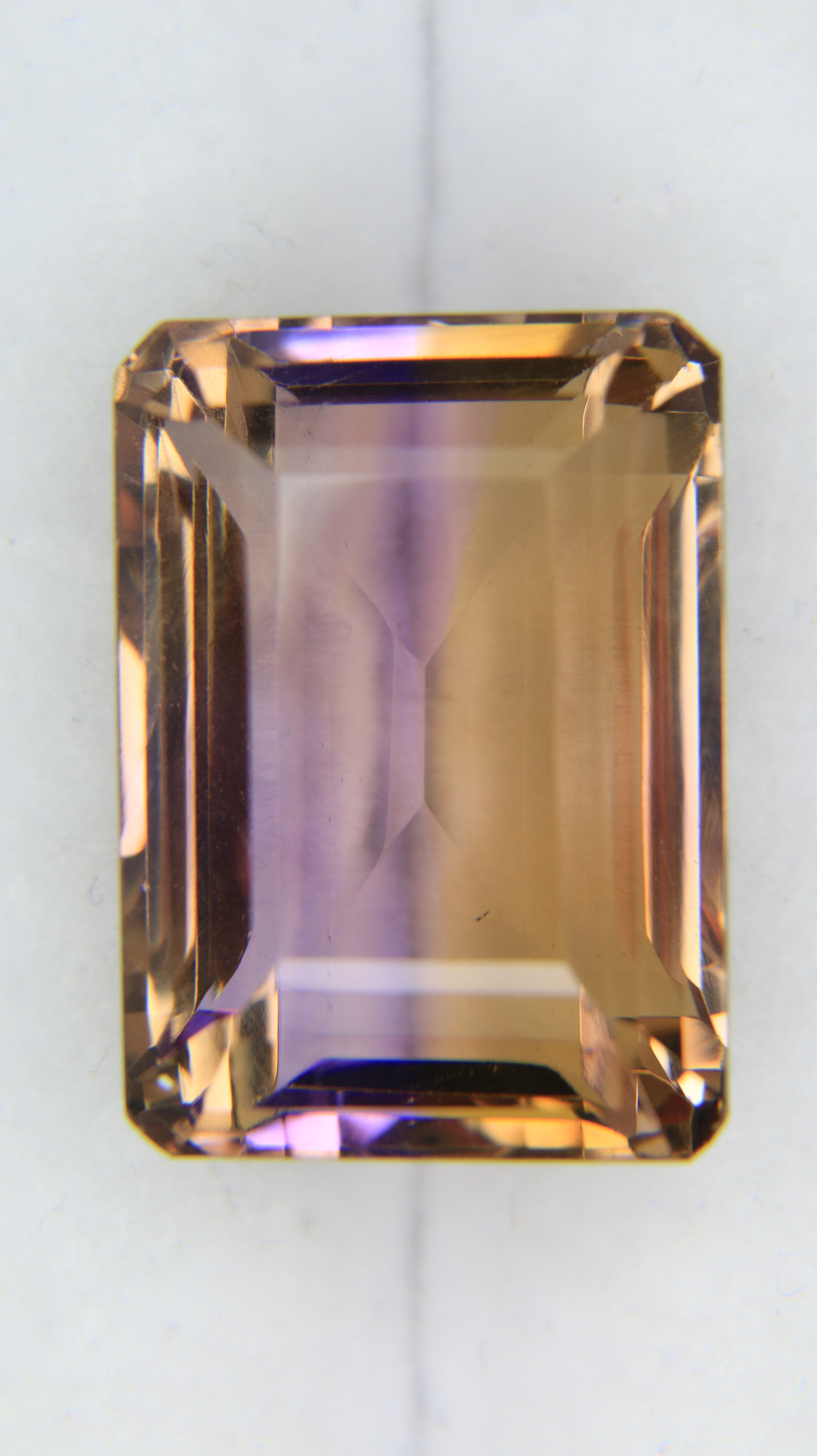 34.25ct faceted Ametrine gemstone - alternate view 2