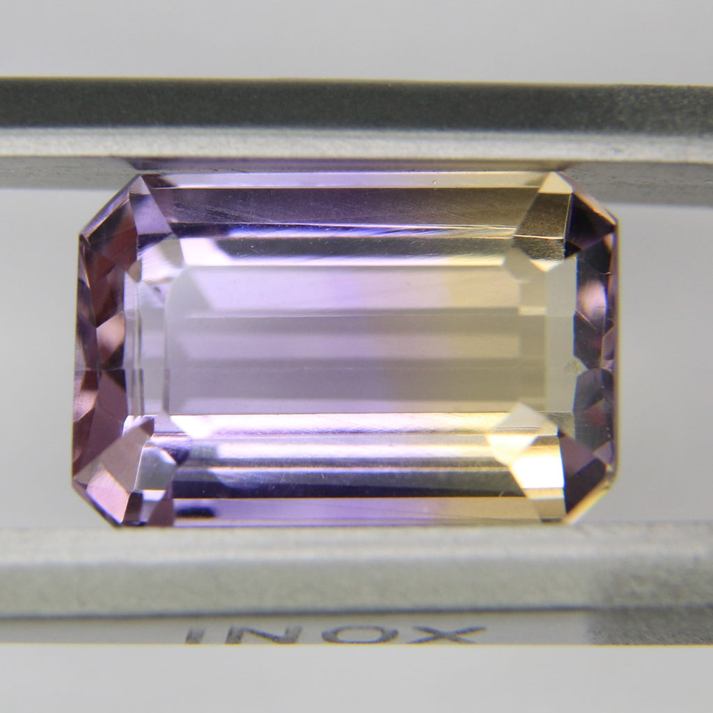 4.2ct faceted Ametrine gemstone - alternate view 2