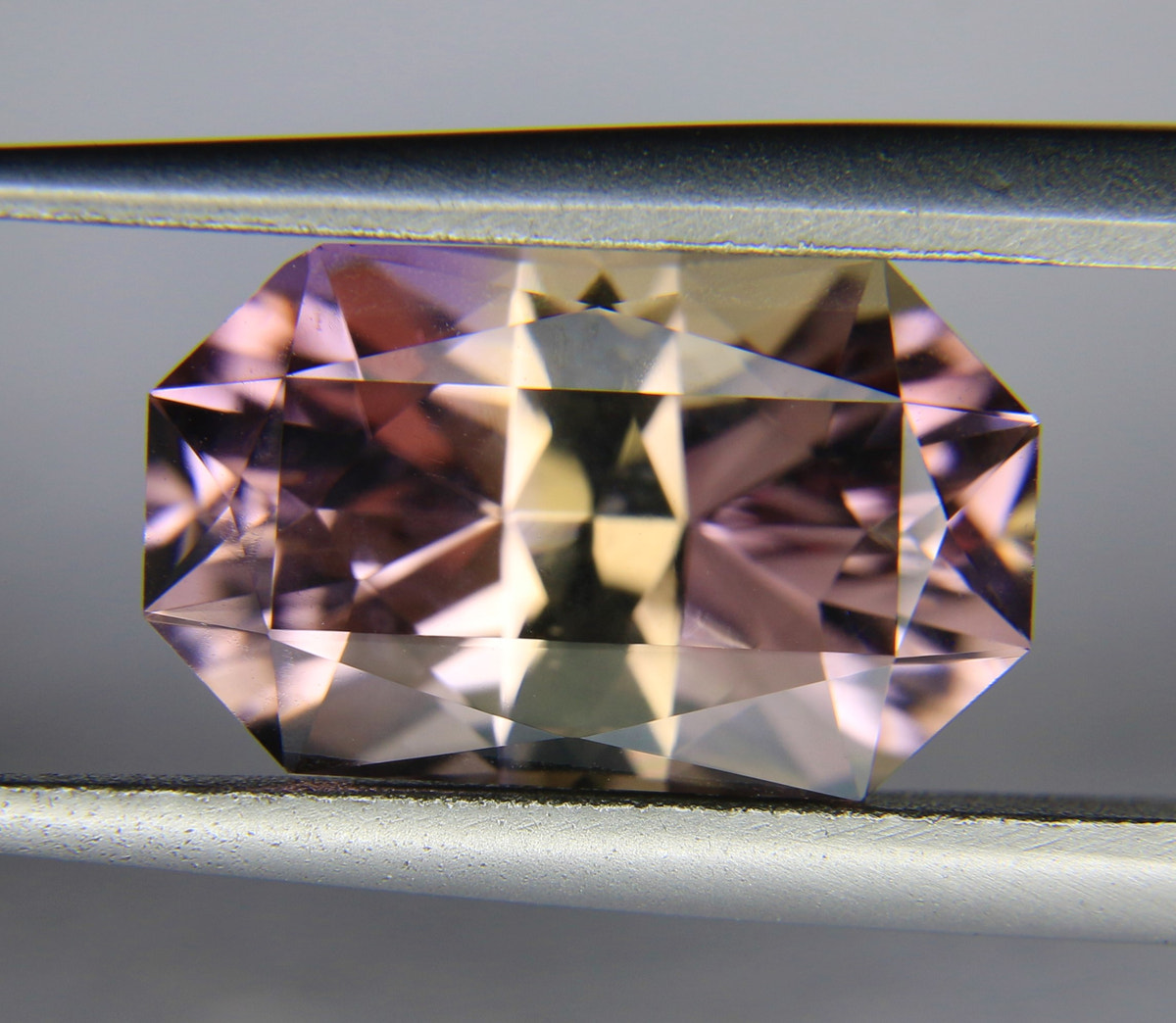4.44ct faceted Ametrine gemstone