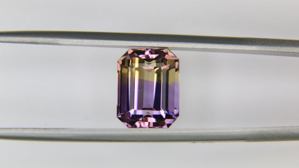 4.75ct faceted Ametrine gemstone - alternate view 2