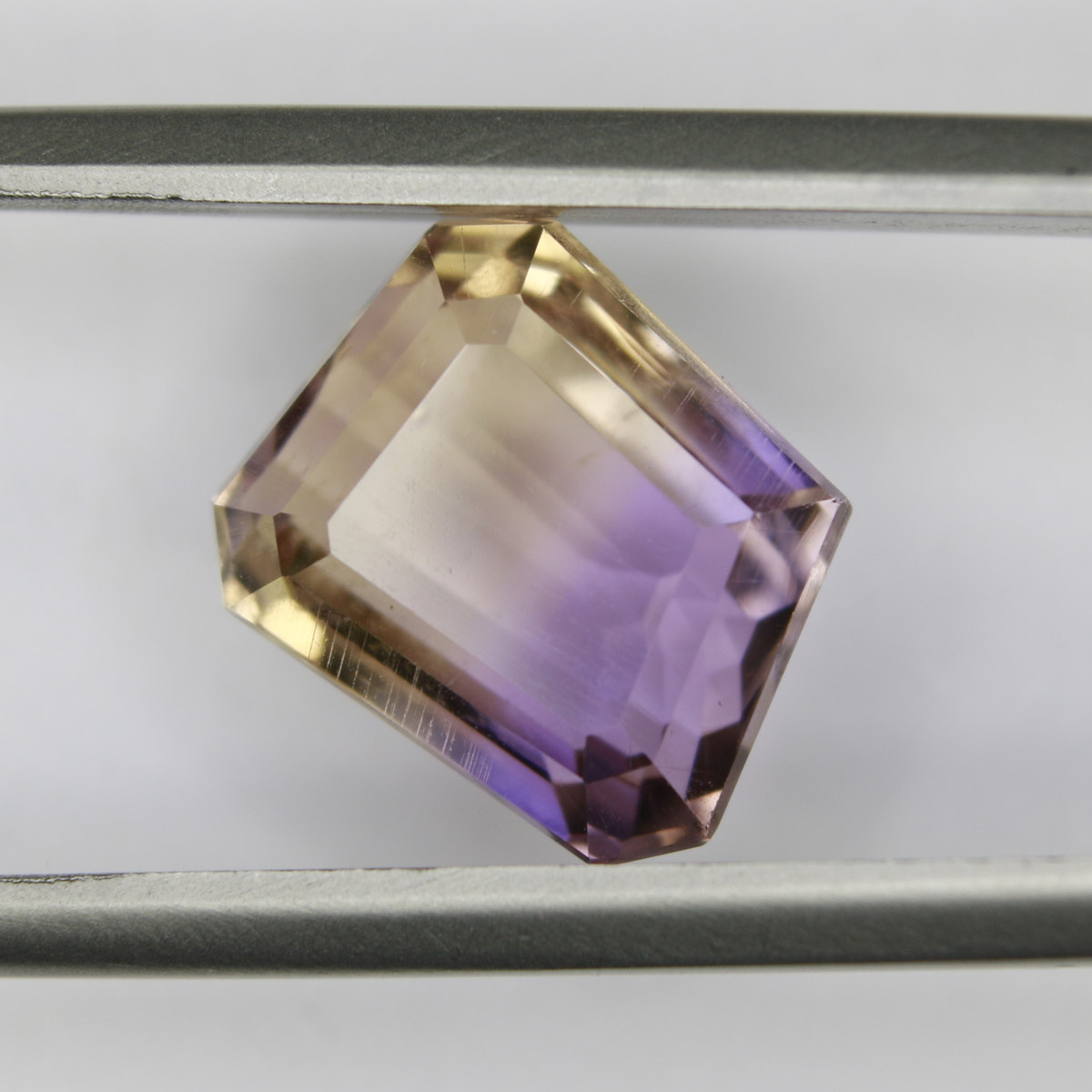 6.06ct faceted Ametrine gemstone
