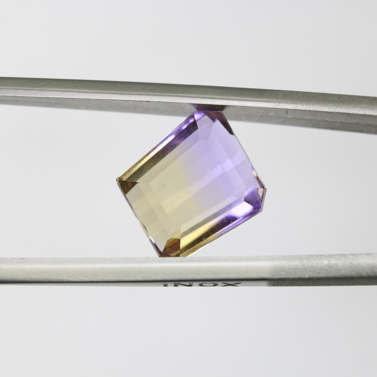 6.13ct faceted Ametrine gemstone