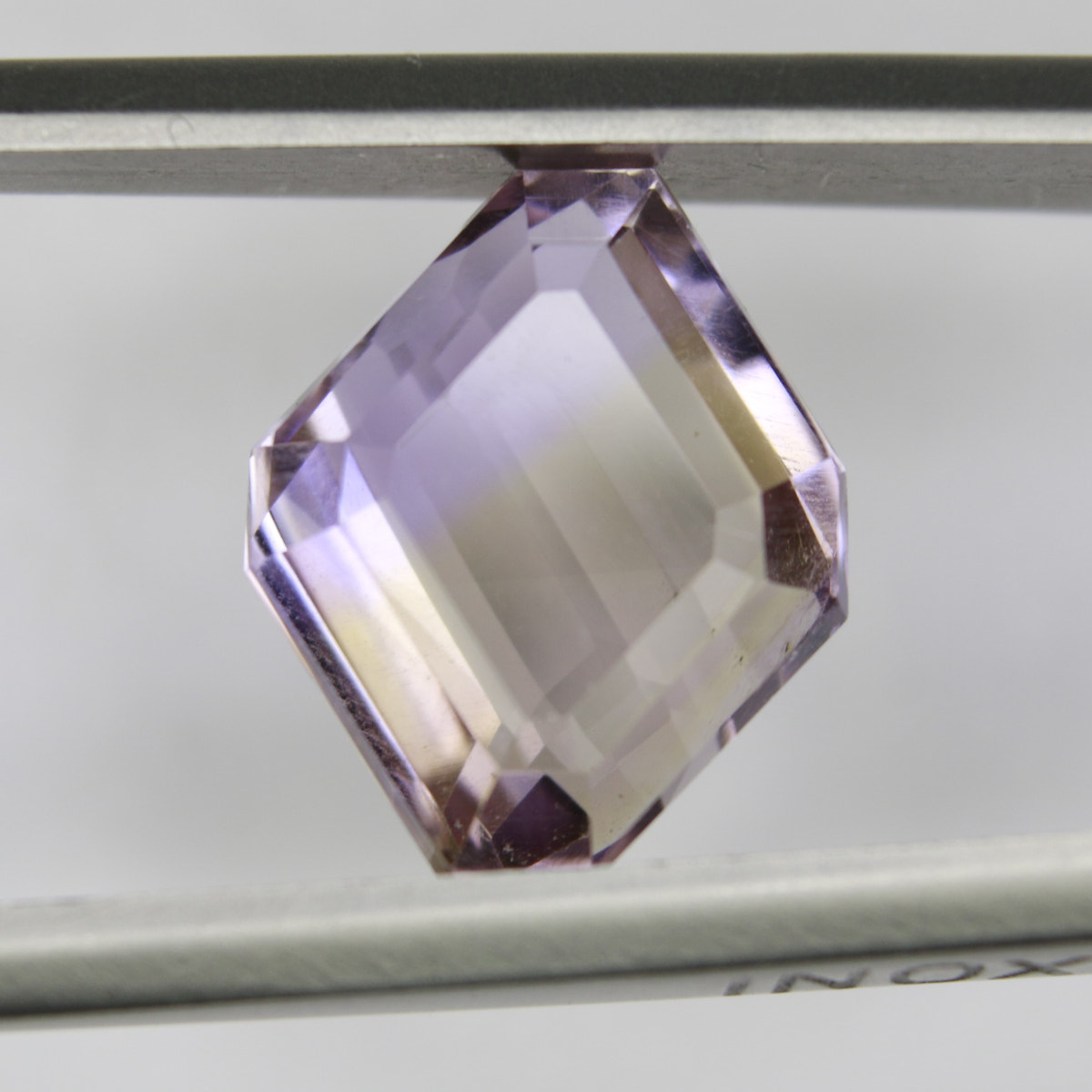 6.14ct faceted Ametrine gemstone - alternate view 3