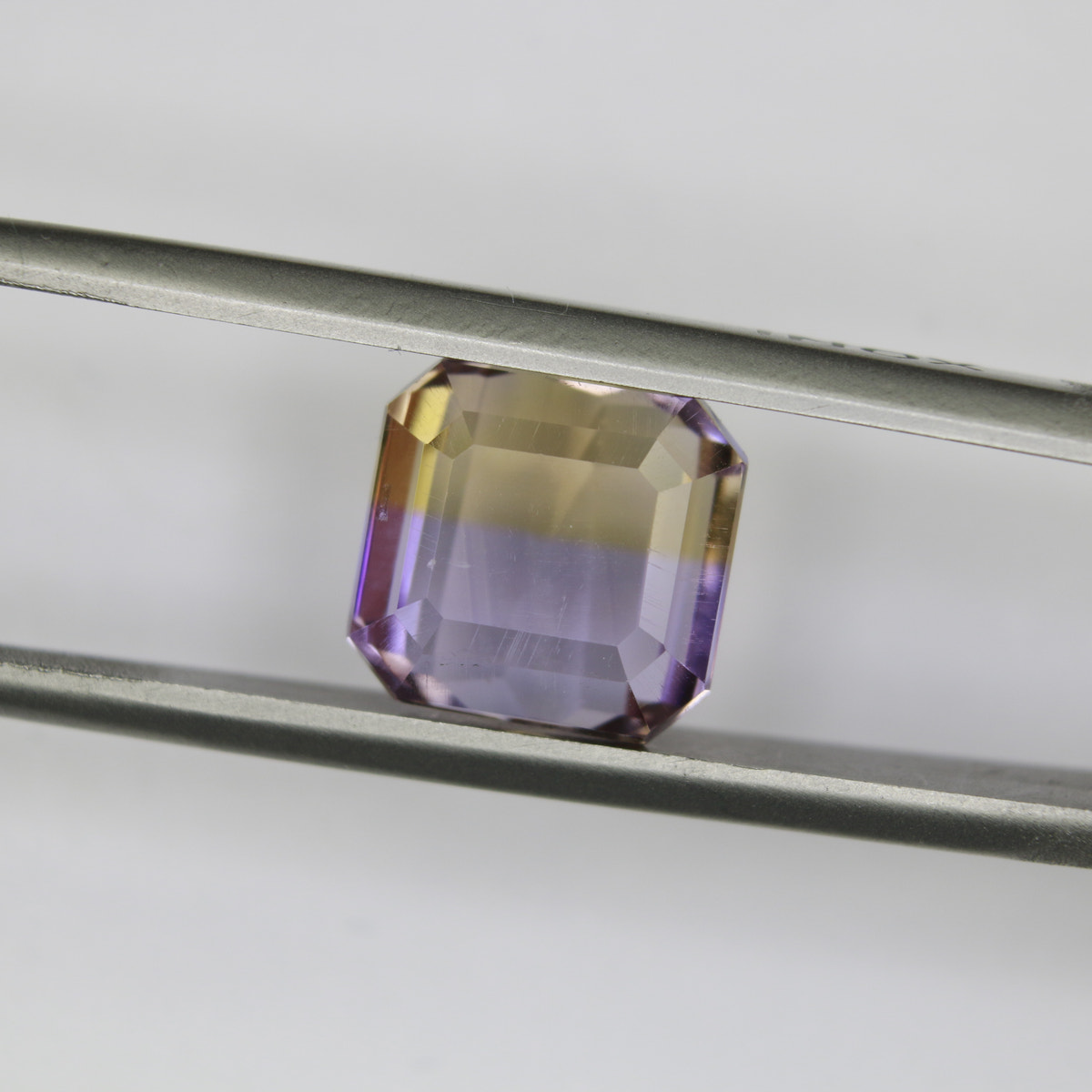 6.4ct faceted Ametrine gemstone