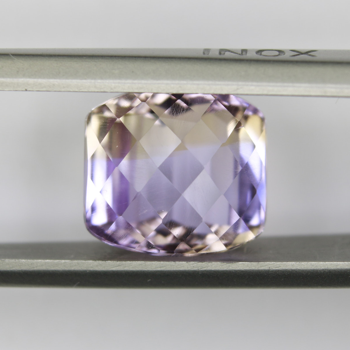 6.67ct faceted Ametrine gemstone - alternate view 2