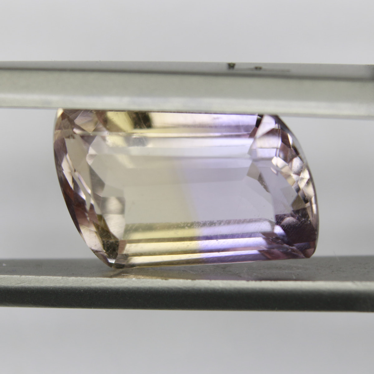 6.83ct faceted Ametrine gemstone - alternate view 2