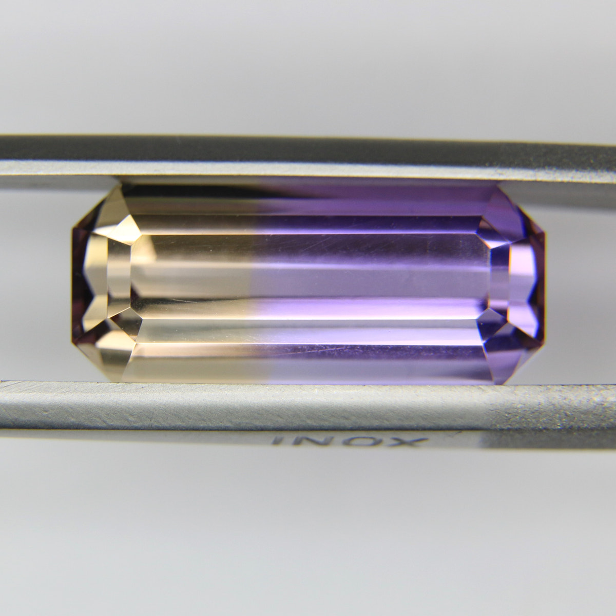 9.56ct faceted Ametrine gemstone - alternate view 2