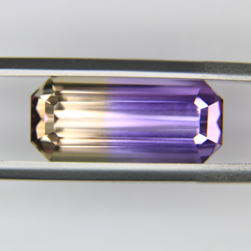 9.56ct faceted Ametrine gemstone