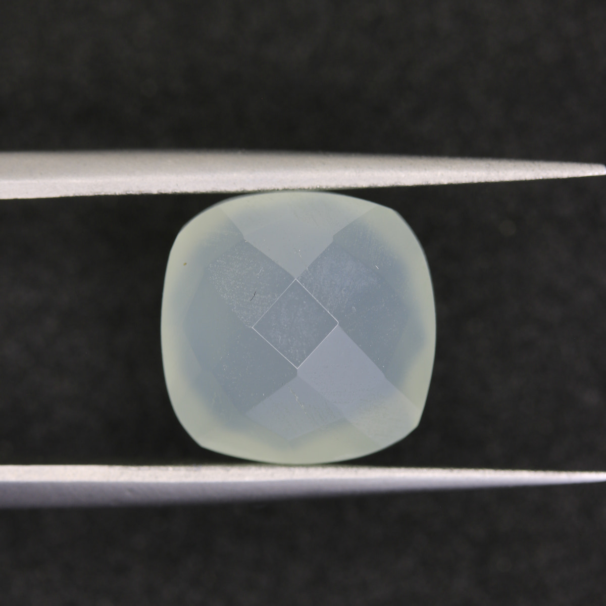 4.9ct faceted Aqua Chalcedony gemstone