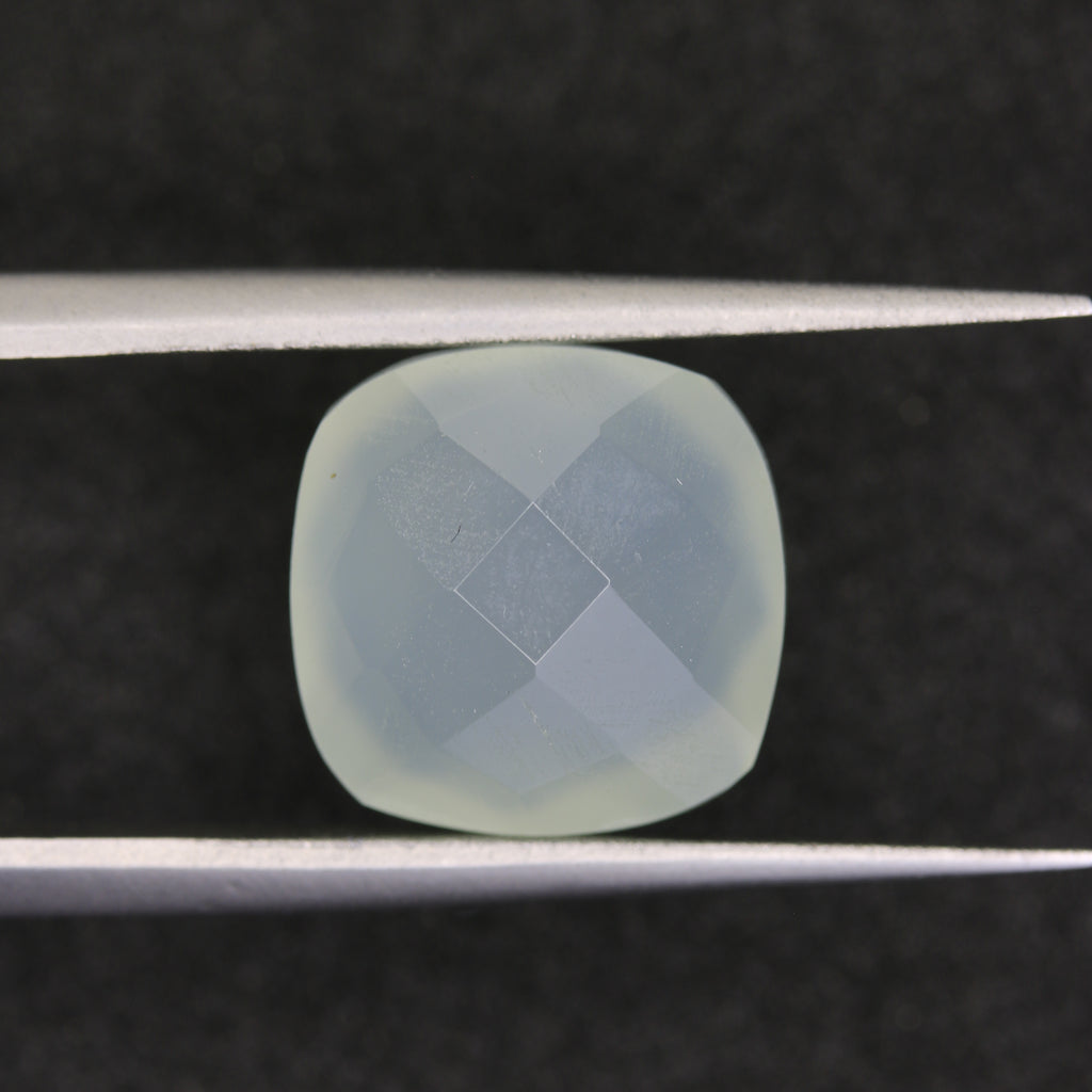 4.9ct faceted Aqua Chalcedony gemstone