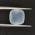 4.9ct faceted Aqua Chalcedony gemstone