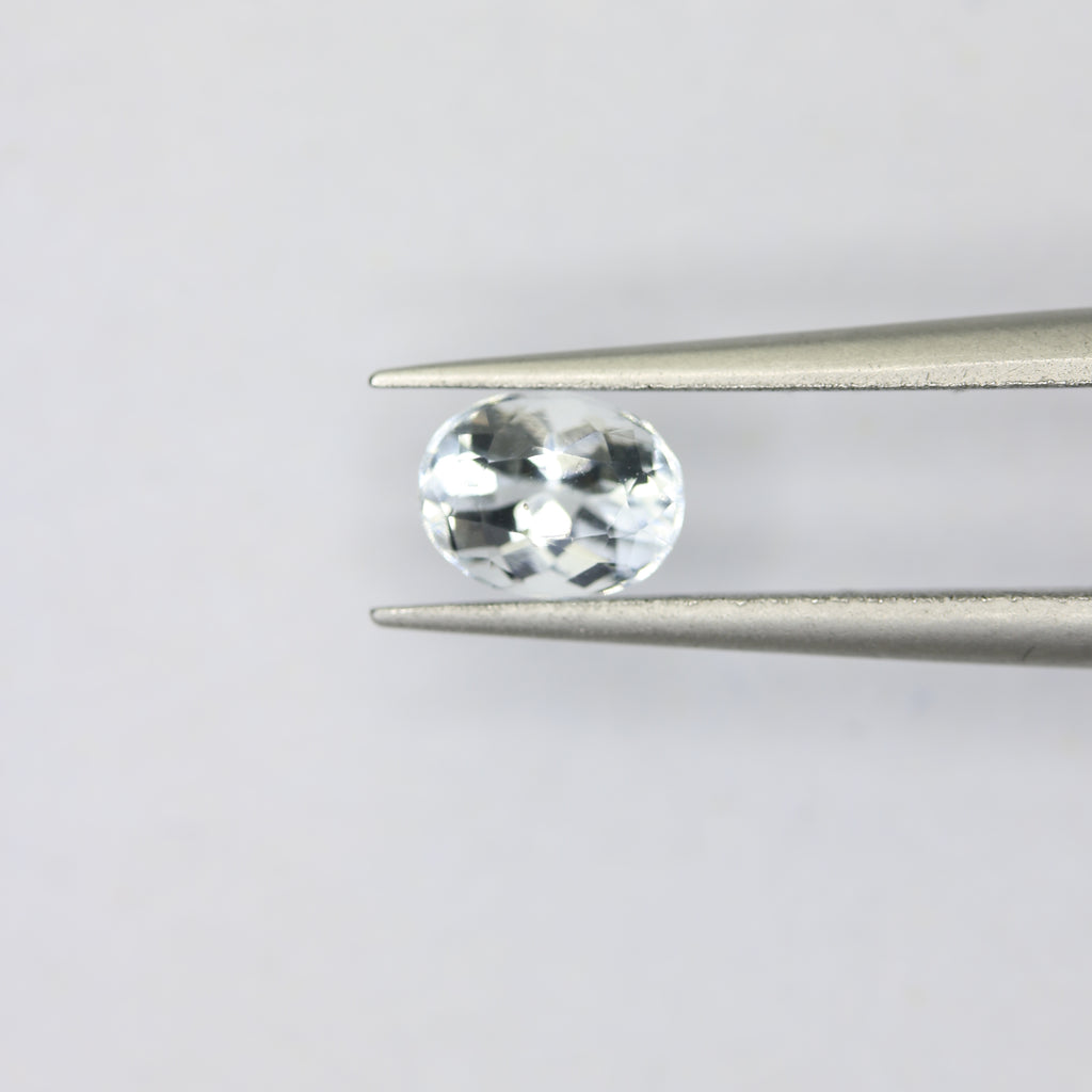 0.65ct faceted Aquamarine gemstone