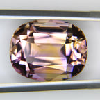 12.66ct certified faceted Ametrine gemstone - alternate view 2