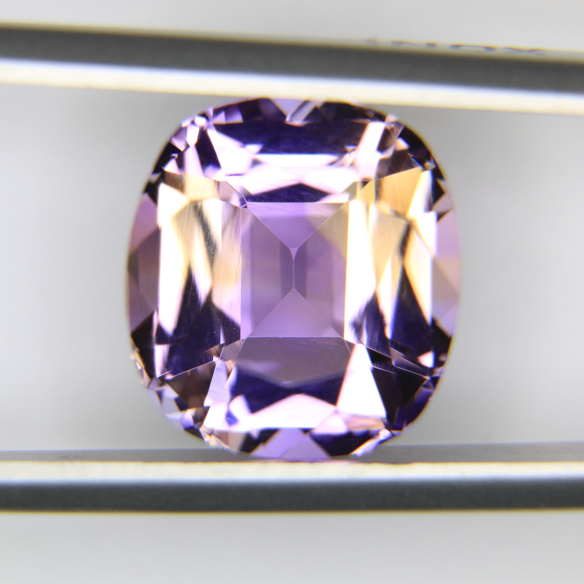 7.18ct certified faceted Ametrine gemstone - alternate view 2