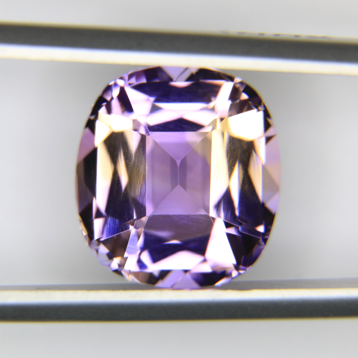 7.18ct certified faceted Ametrine gemstone - alternate view 3