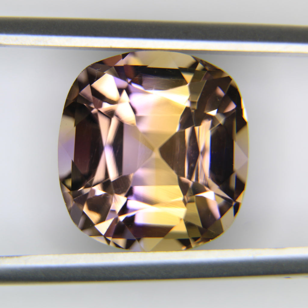 8.69ct certified faceted Ametrine gemstone - alternate view 2