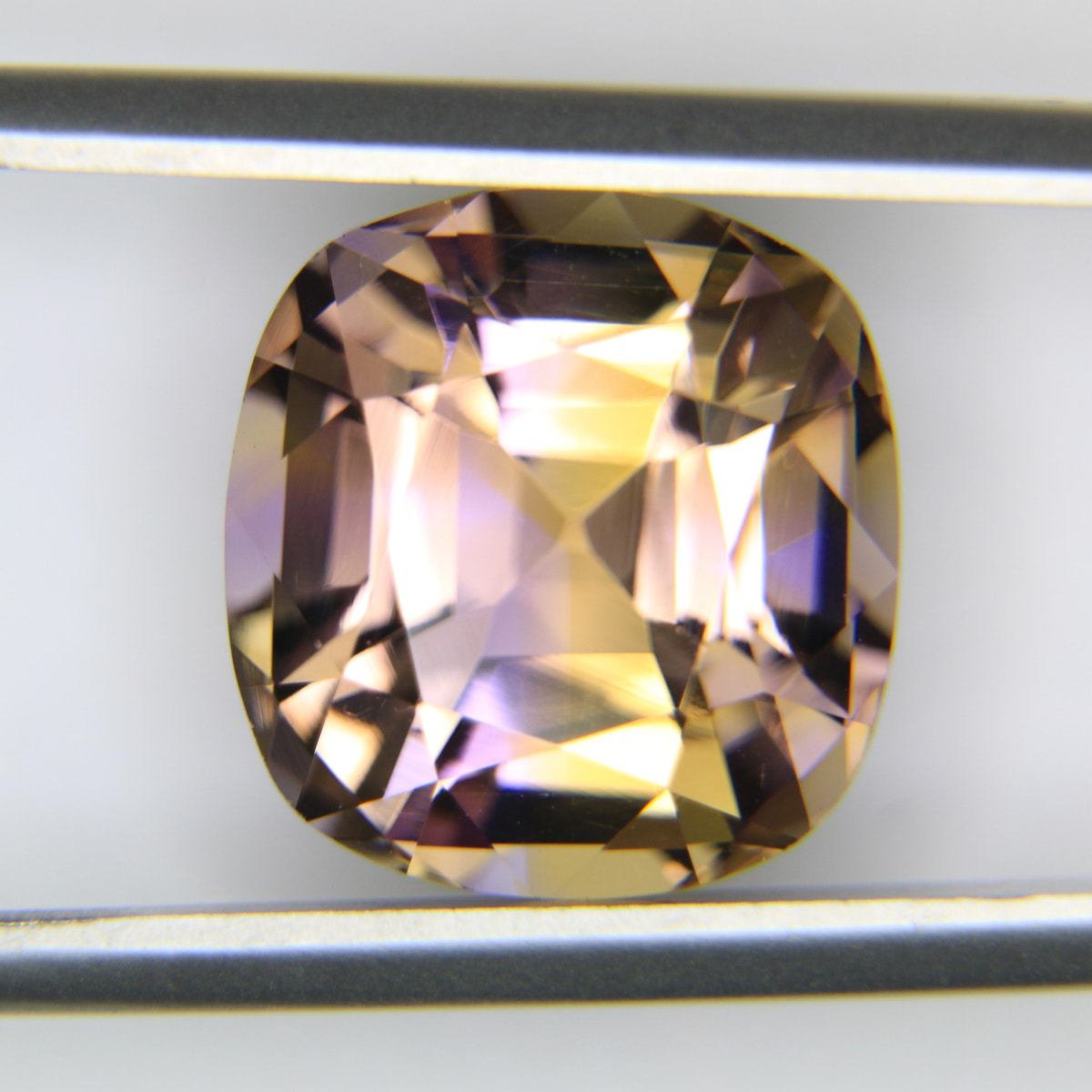 8.69ct certified faceted Ametrine gemstone - alternate view 3