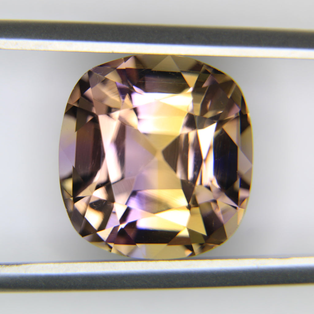 8.69ct certified faceted Ametrine gemstone - alternate view 4